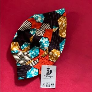 Dsenyo Cotton sun hat batik cotton fabric toddler